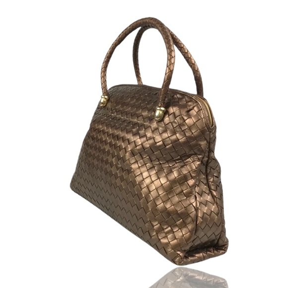BOTTEGA VENETA Bag Handbag Brown Intrecciato 10700107003CIO Authentic Ra… - Picture 2 of 11